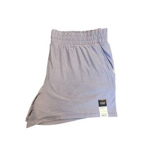 Athletic Works ButterCore Lavender Heather Active Shorts Womens XXXL 22 NWT